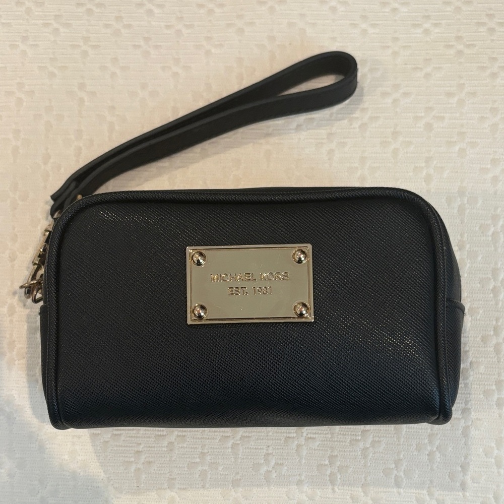 Michael Kors Black Saffiano Pouch